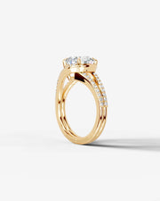 Sia Halo (Round) 14k Yellow Gold 004