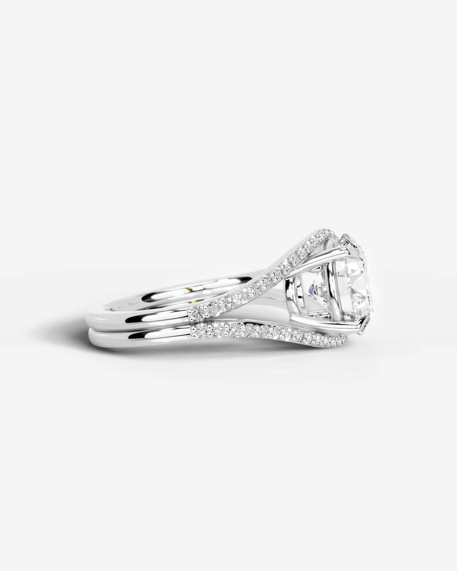 Sia Halo (Round) 14k White Gold 003
