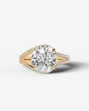 Sia Halo (Round) 18k Yellow Gold 001