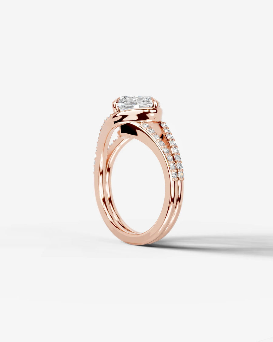Sia Halo (Cushion) 14k Rose Gold 004