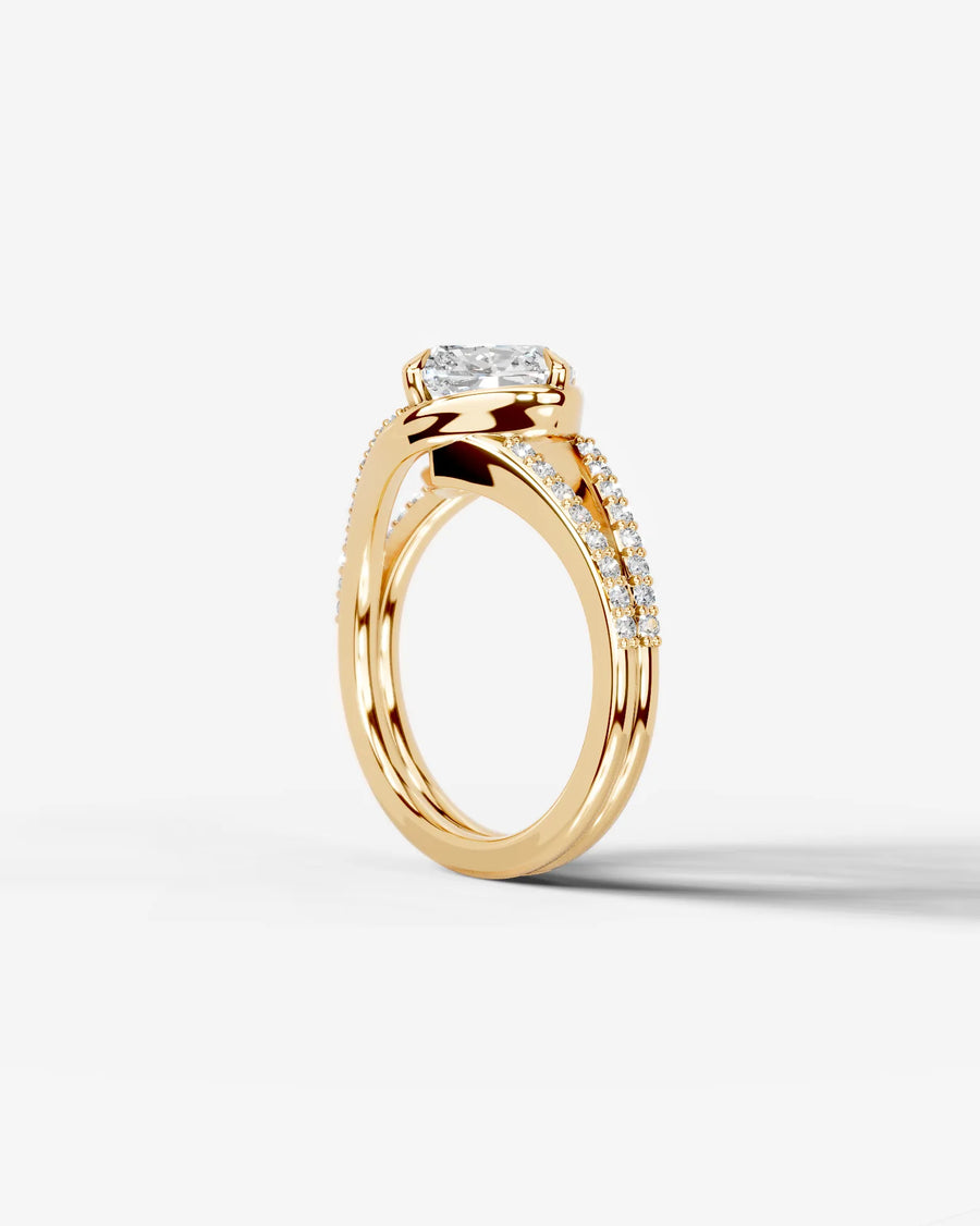 Sia Halo (Cushion) 18k Yellow Gold 004