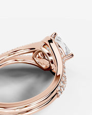 Sia Halo (Cushion) 14k Rose Gold 002