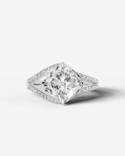Sia Halo (Cushion) Platinum 001
