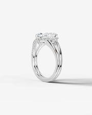 Sia Hidden (Marquise) 18k White Gold 004