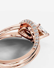 Sia Hidden (Marquise) 14k Rose Gold 002