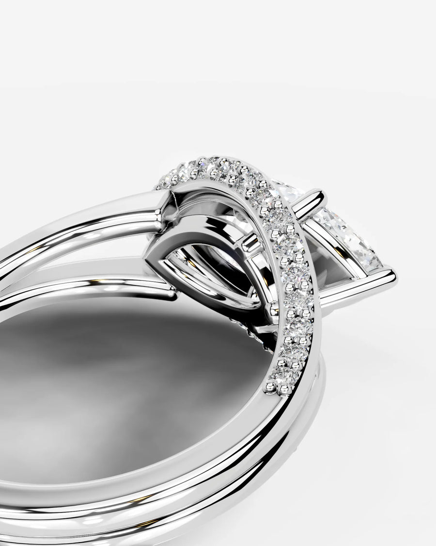 Sia Hidden (Marquise) Platinum 002