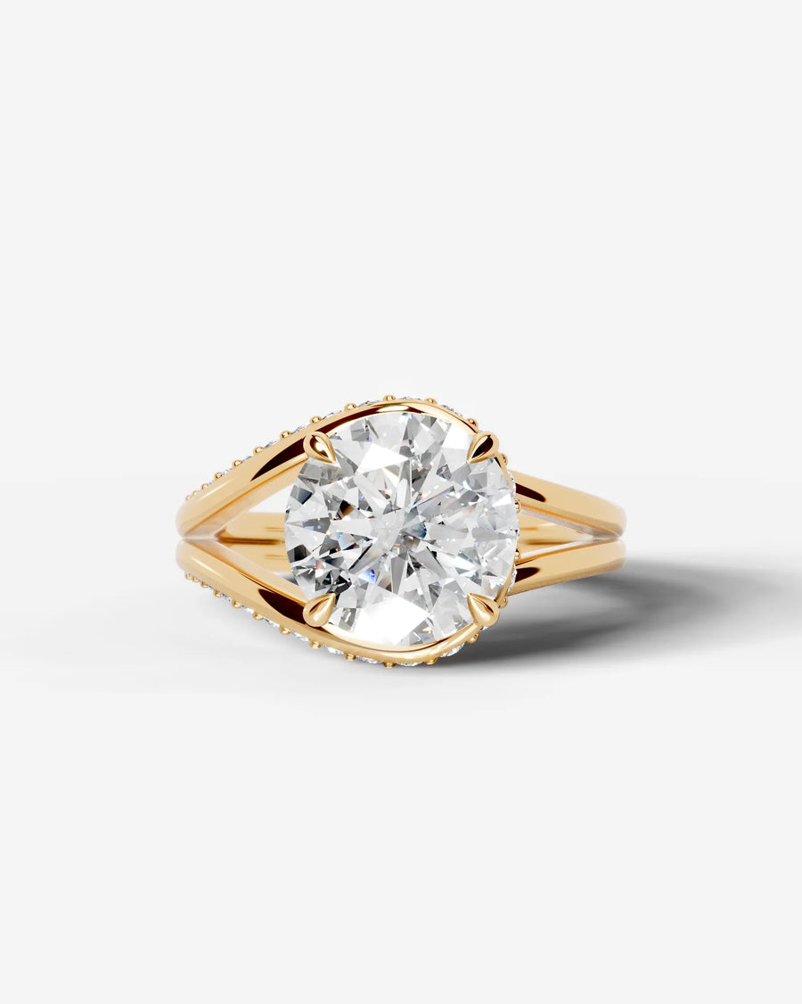 Sia Hidden (Round) 18k Yellow Gold 001