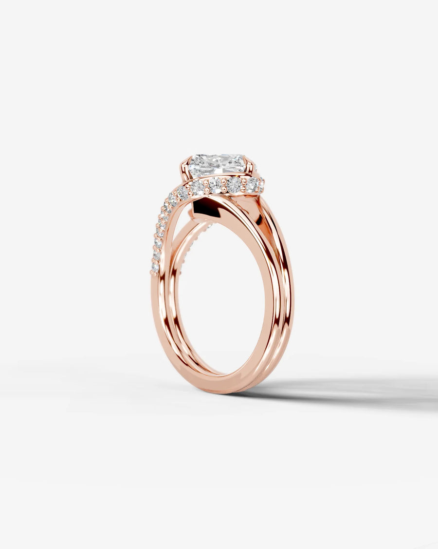Sia Hidden (Cushion) 14k Rose Gold 004