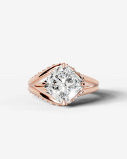 Sia Hidden (Cushion) 14k Rose Gold 001