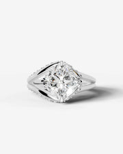 Sia Hidden (Cushion) Platinum 001