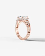Sia Split (Marquise) 14k Rose Gold 004