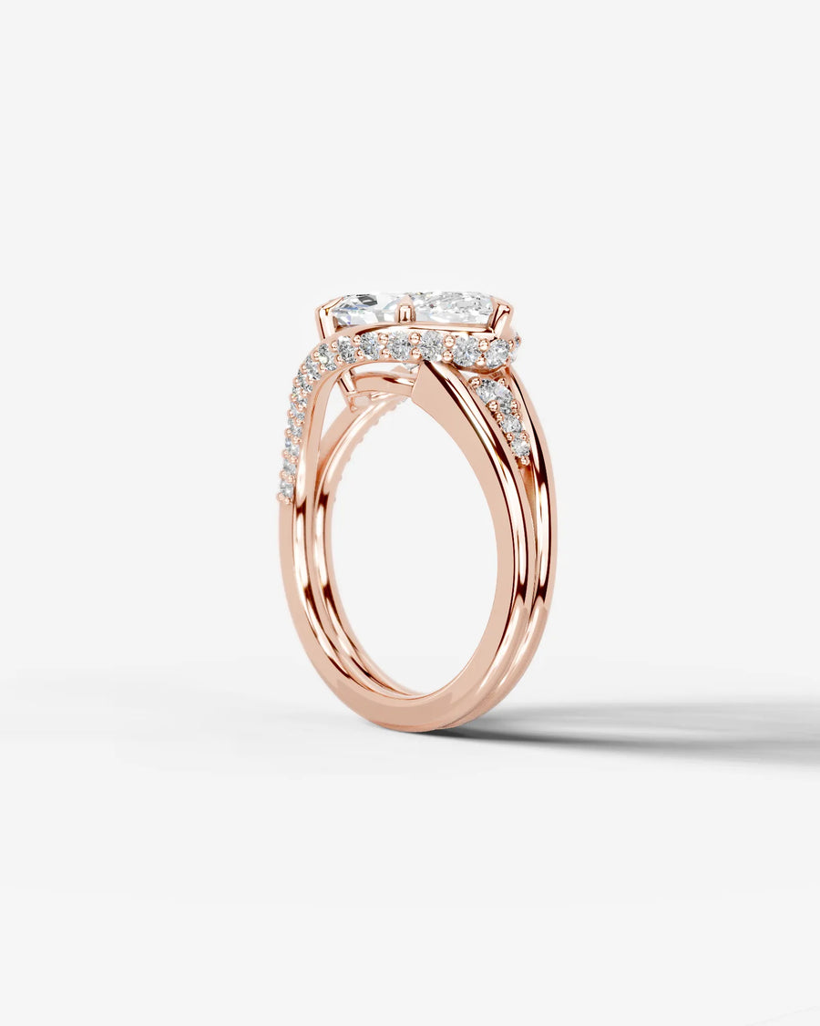 Sia Split (Marquise) 14k Rose Gold 004