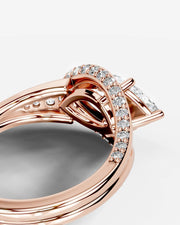 Sia Split (Marquise) 14k Rose Gold 002