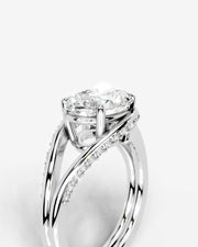 Sia Split 18k White Gold 005