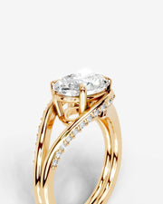 Sia Split 18k Yellow Gold 005