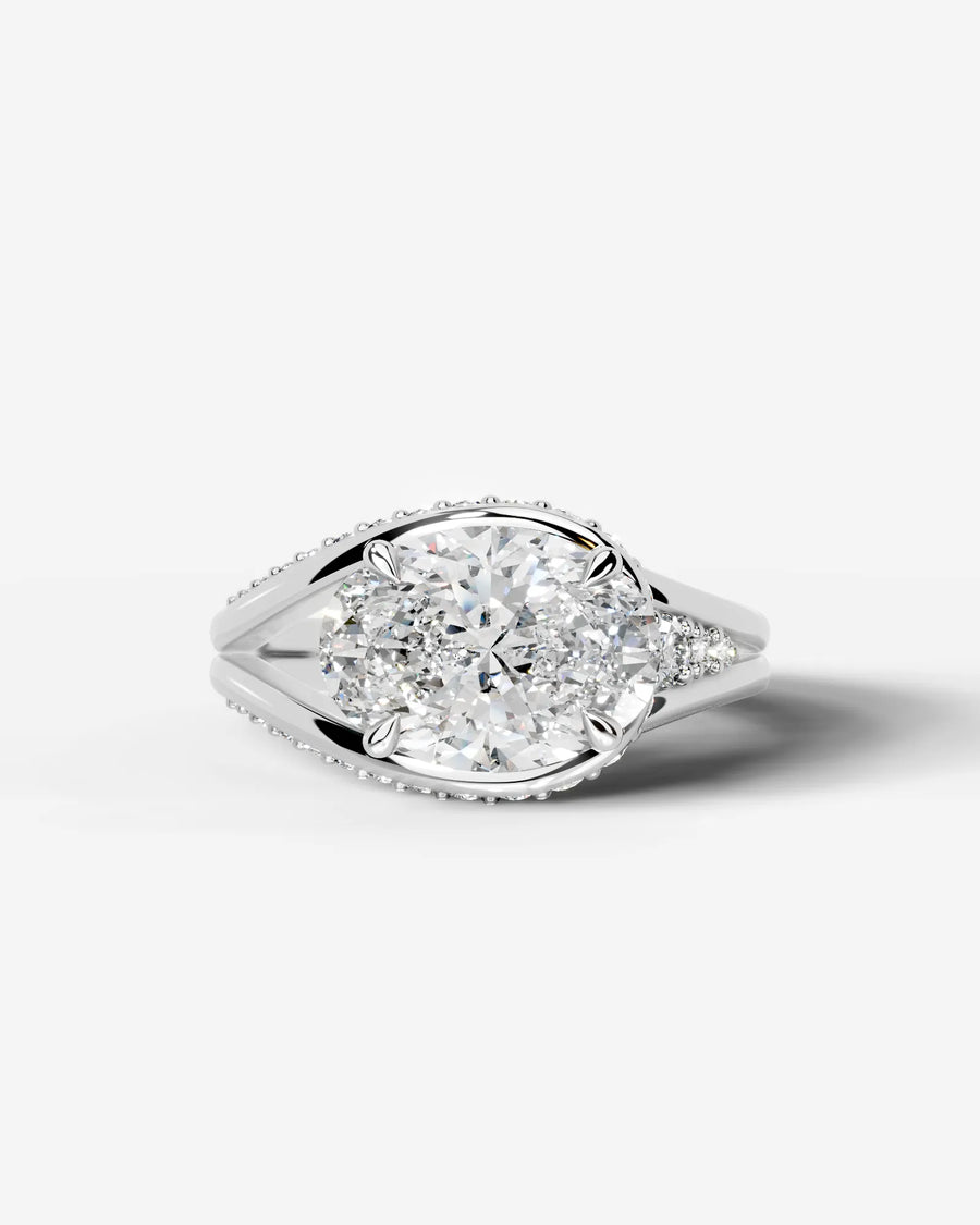 Sia Split 14k White Gold 001