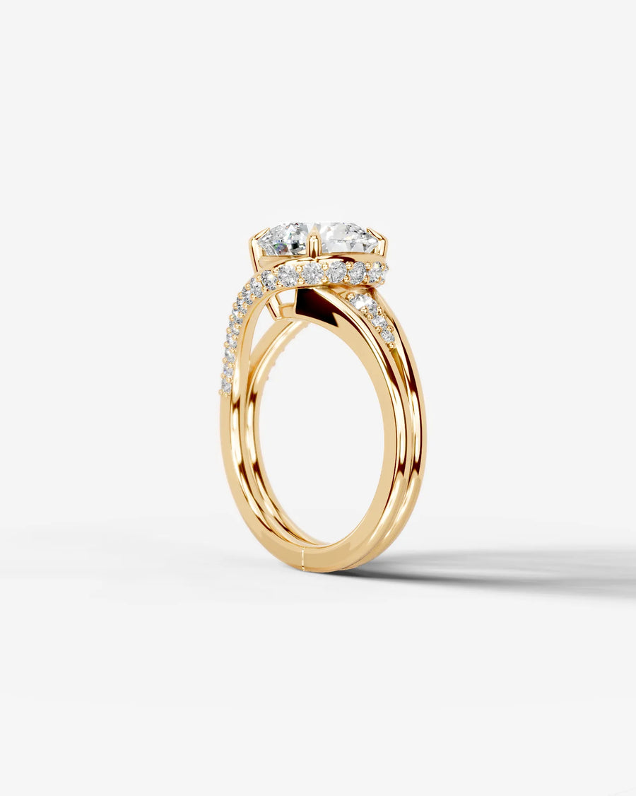 Sia Split (Round) 18k Yellow Gold 004