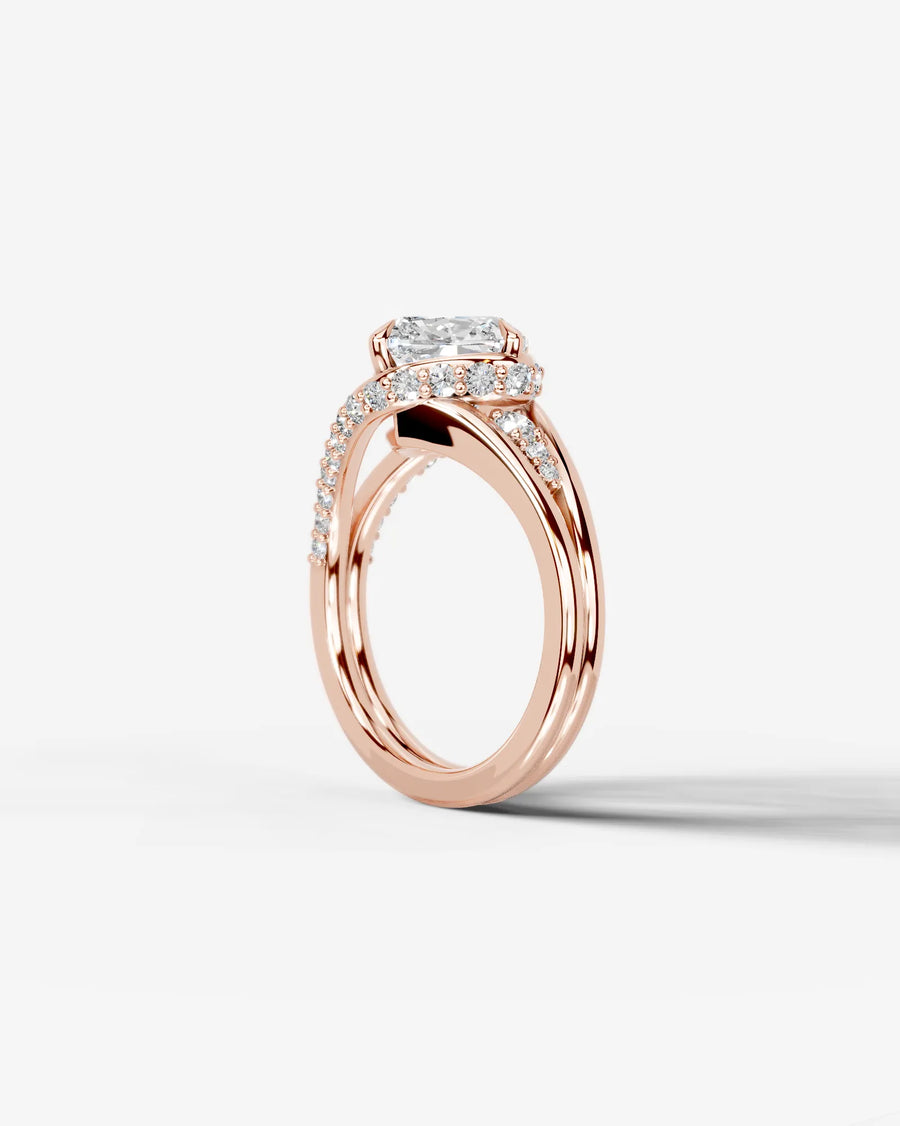 Sia Split (Cushion) 14k Rose Gold 004