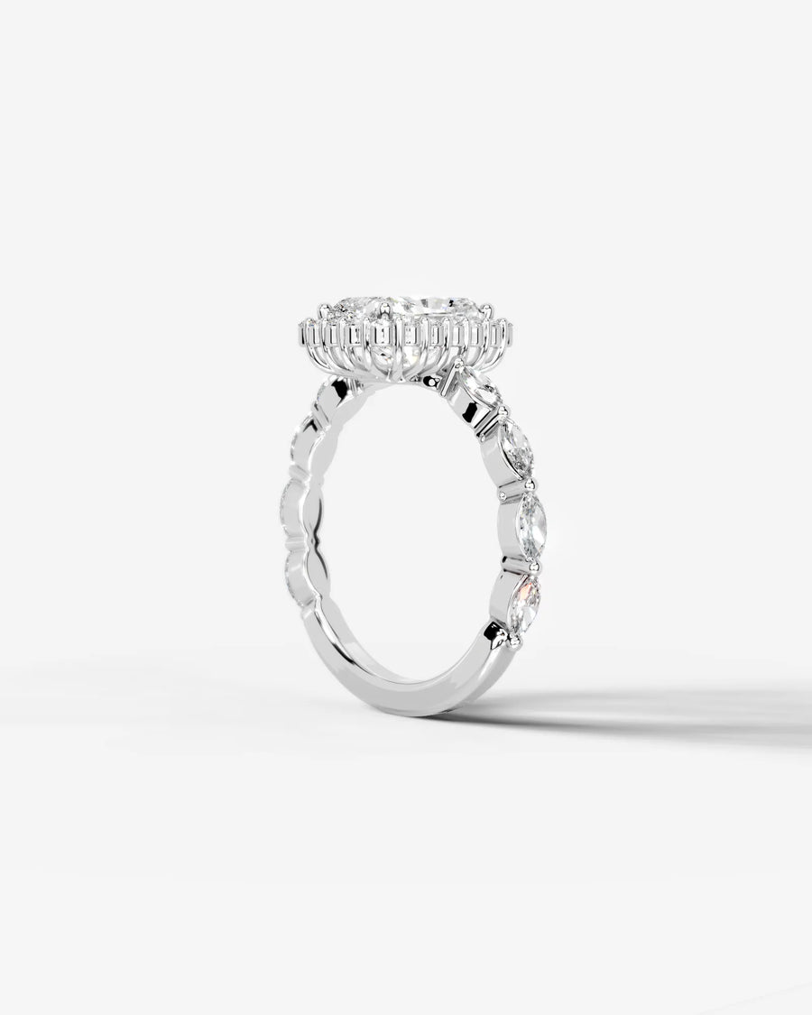 Helena (Elongated Cushion) 14k White Gold 002