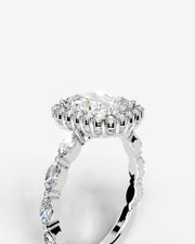 Helena (Elongated Cushion) 14k White Gold 003