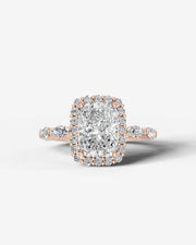 Helena (Elongated Cushion) 14k Rose Gold 001
