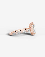 Helena (Elongated Cushion) 14k Rose Gold 005
