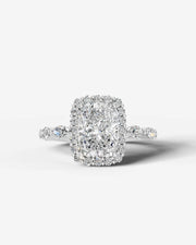 Helena (Elongated Cushion) 14k White Gold 001