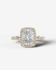 Helena (Elongated Cushion) 14k Yellow Gold 001