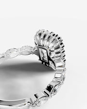 Helena (Elongated Radiant) 18k White Gold 004