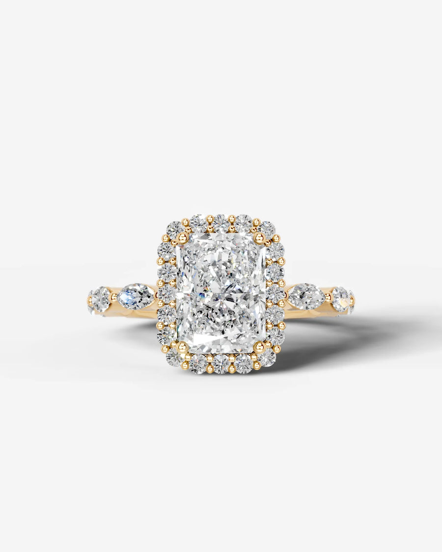 Helena (Elongated Radiant) 14k Yellow Gold 001