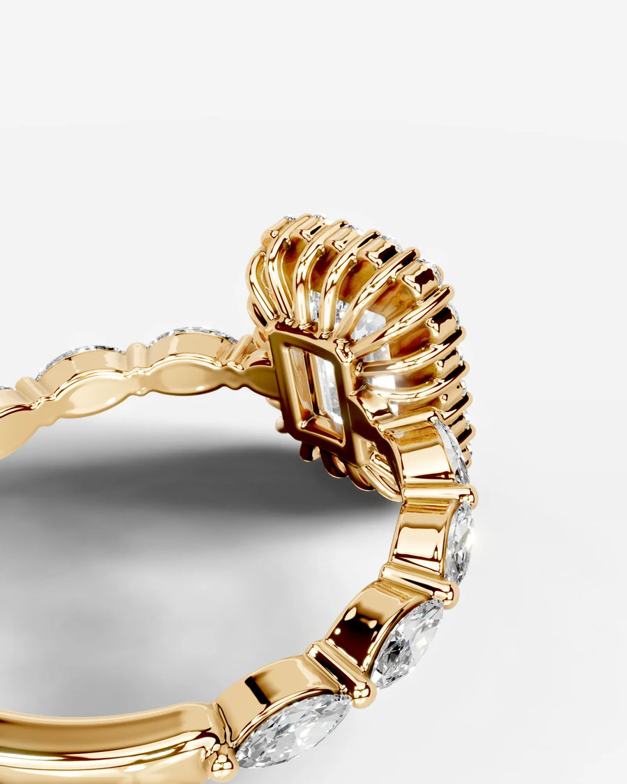 Helena (Emerald) 18k Yellow Gold 004