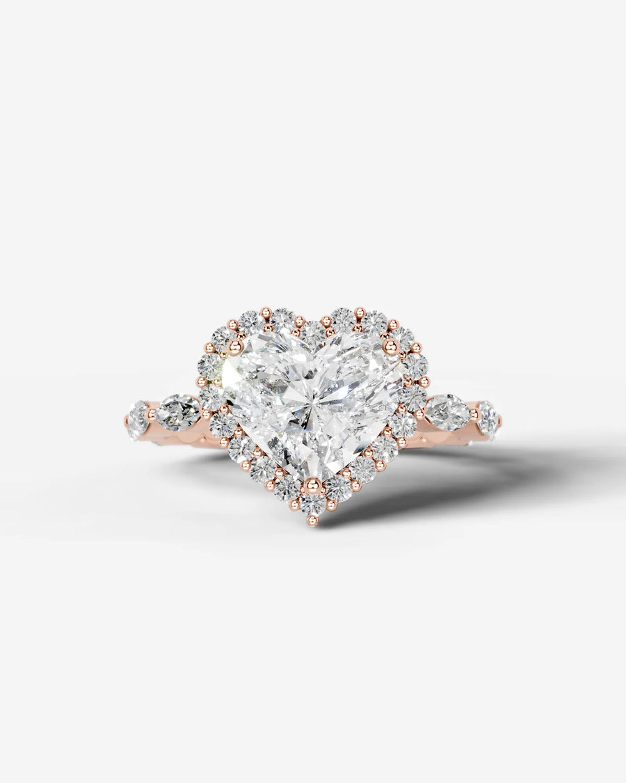 Helena (Heart) 14k Rose Gold 001
