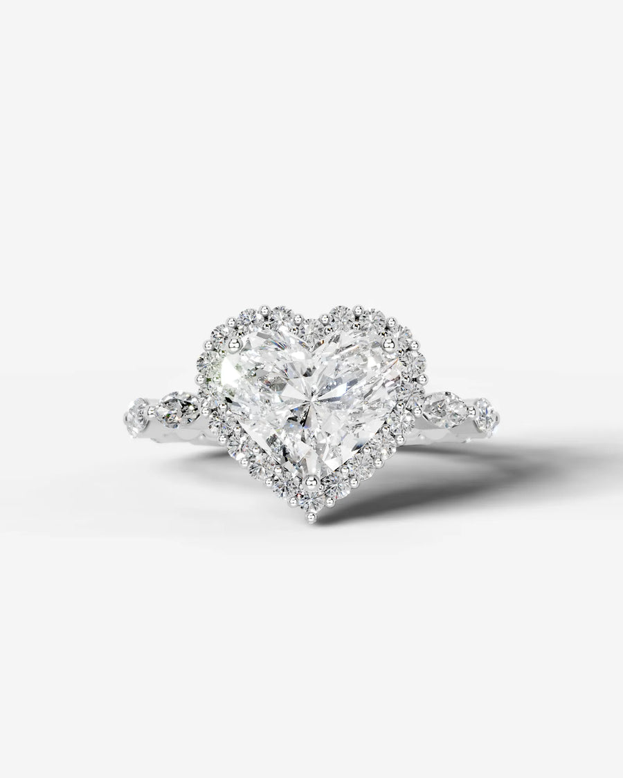 Helena (Heart) 18k White Gold 001