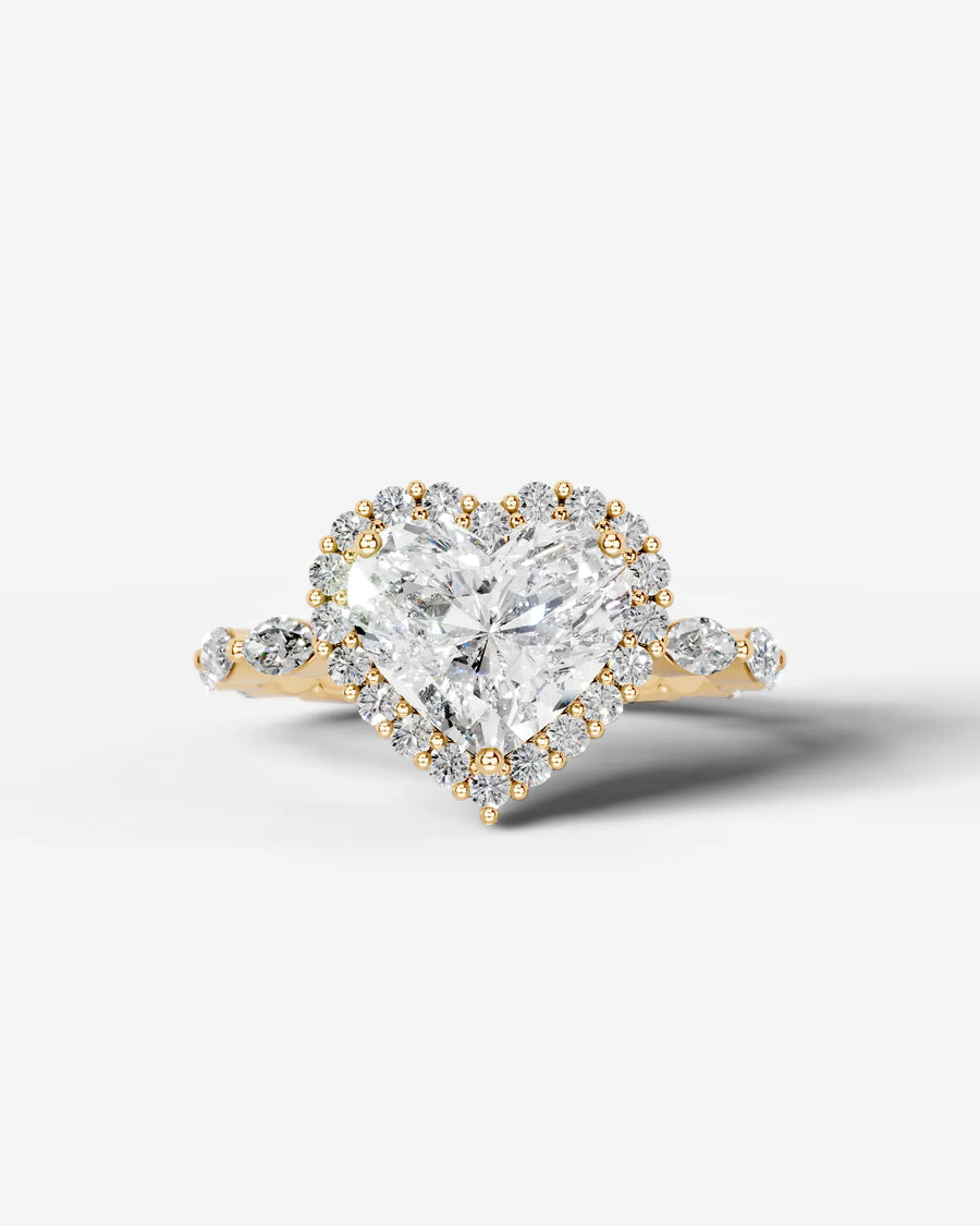 Helena (Heart) 14k Yellow Gold 001