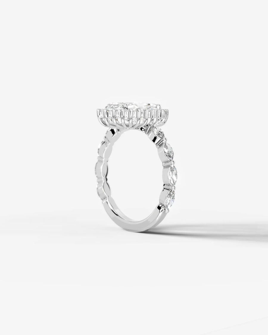 Helena (Marquise) 14k White Gold 002