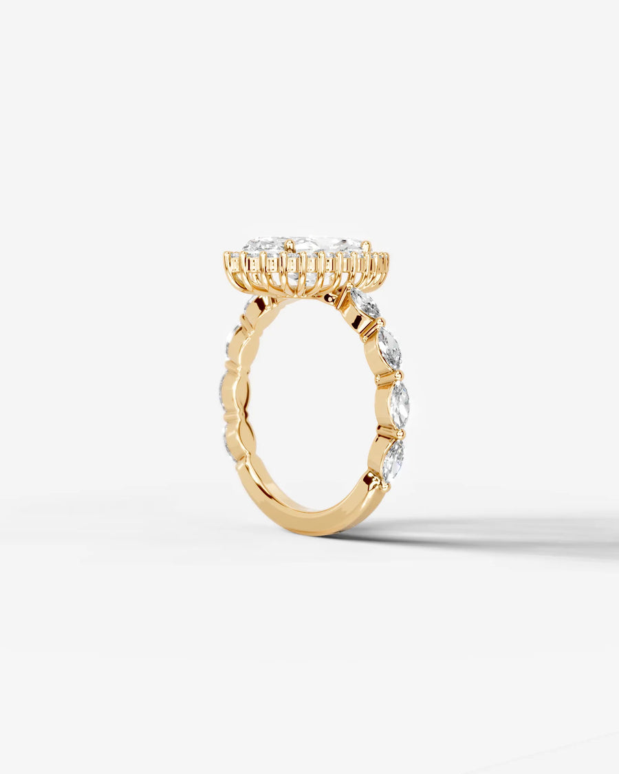 Helena (Marquise) 18k Yellow Gold 002