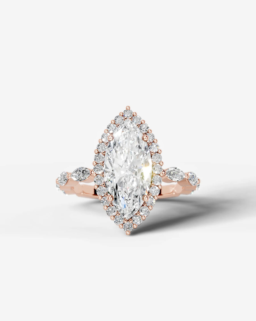 Helena (Marquise) 14k Rose Gold 001