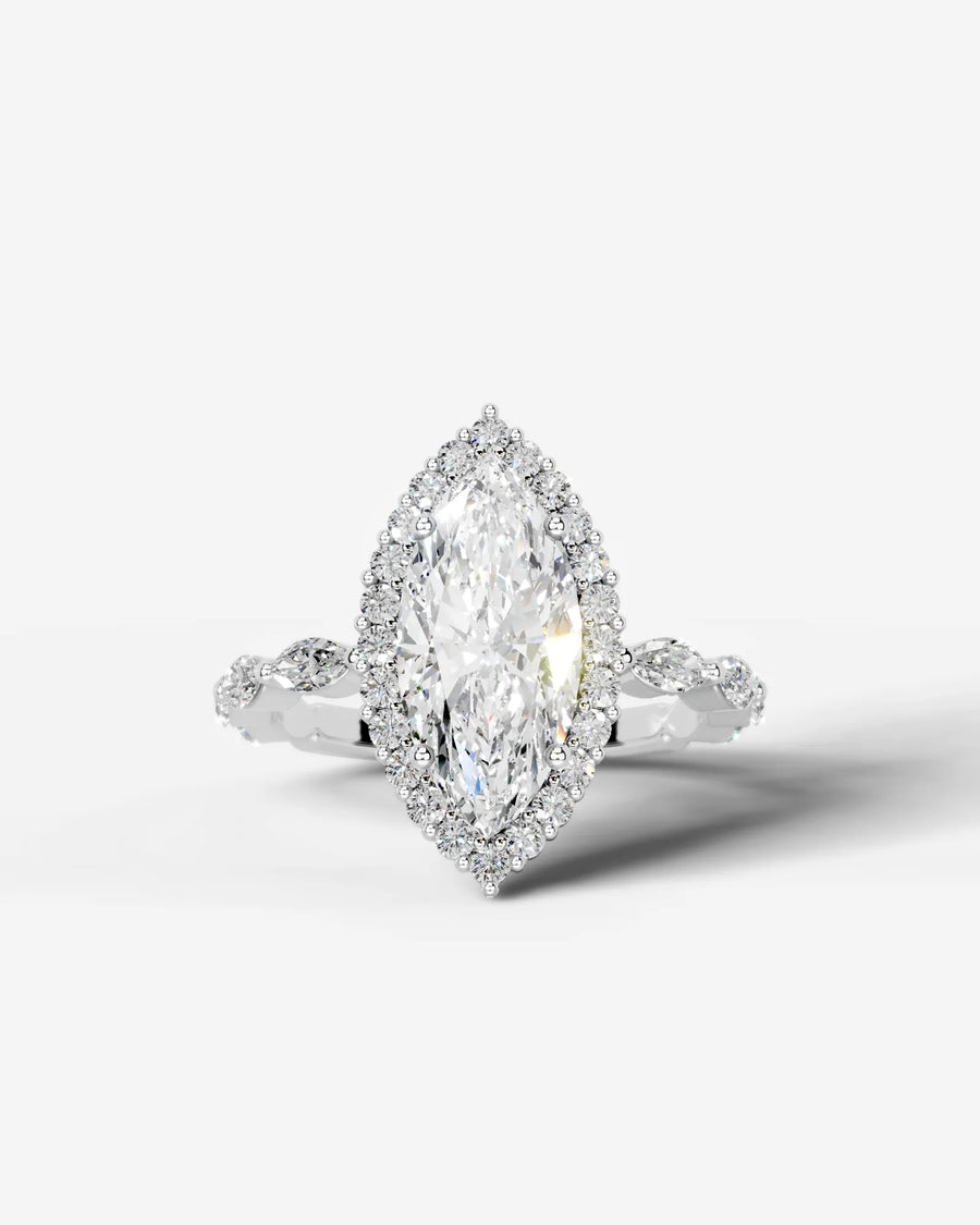 Helena (Marquise) 18k White Gold 001