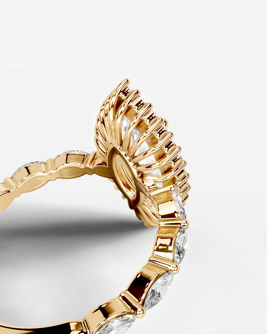 Helena (Marquise) 14k Yellow Gold 004