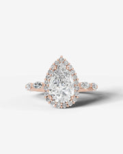 Helena (Pear) 14k Rose Gold 001