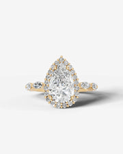 Helena (Pear) 14k Yellow Gold 001
