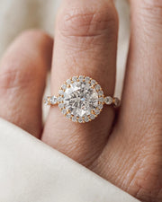 Helena (Round) 18k Yellow Gold 006