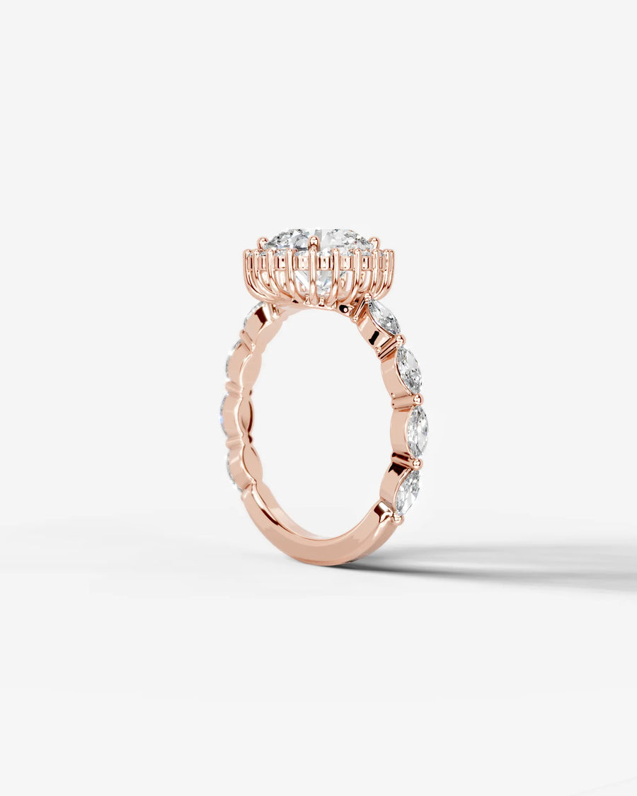 Helena (Round) 14k Rose Gold 002
