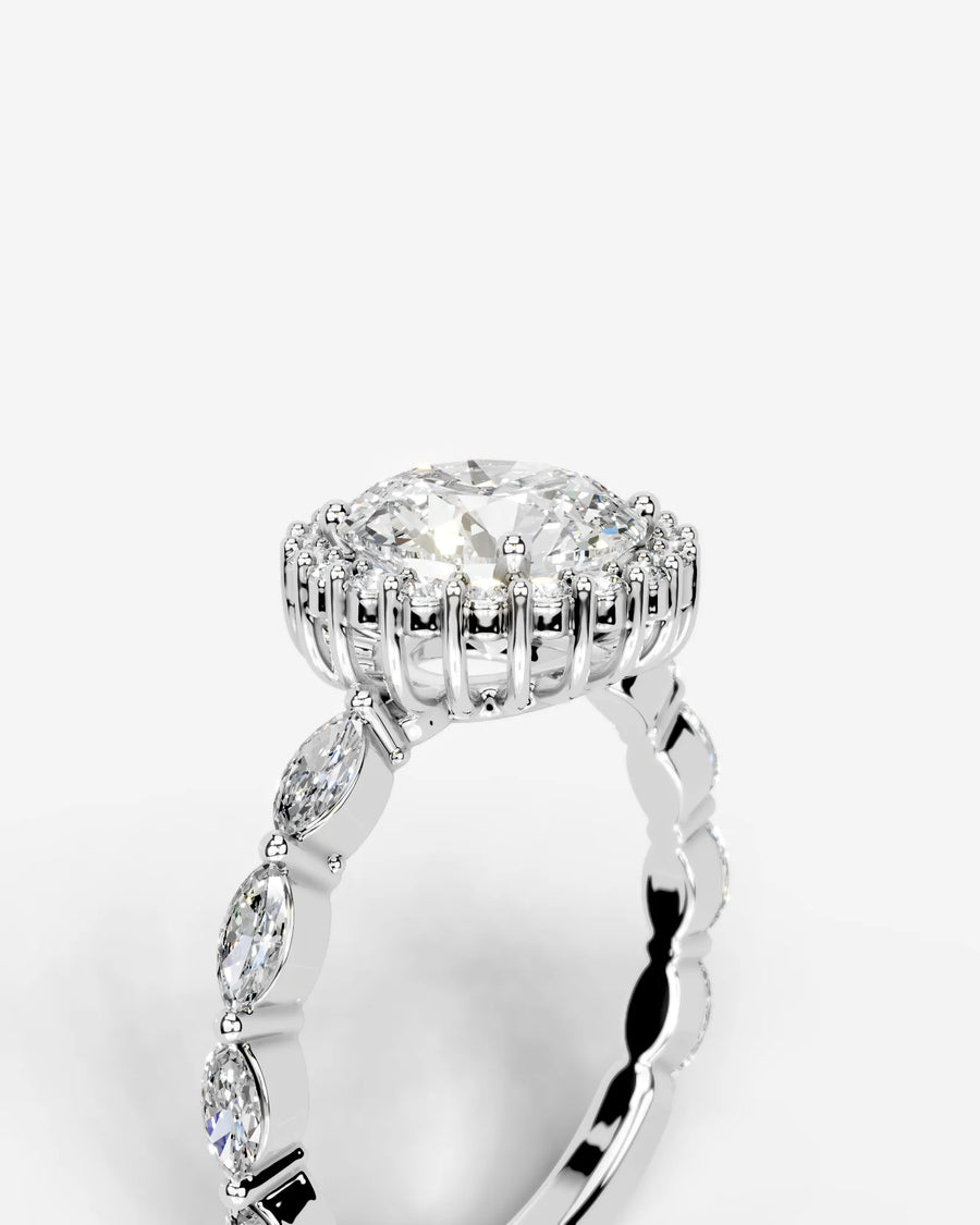 Helena (Round) Platinum 003