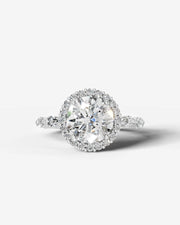 Helena (Round) 14k White Gold 001
