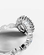 Helena (Round) 14k White Gold 004