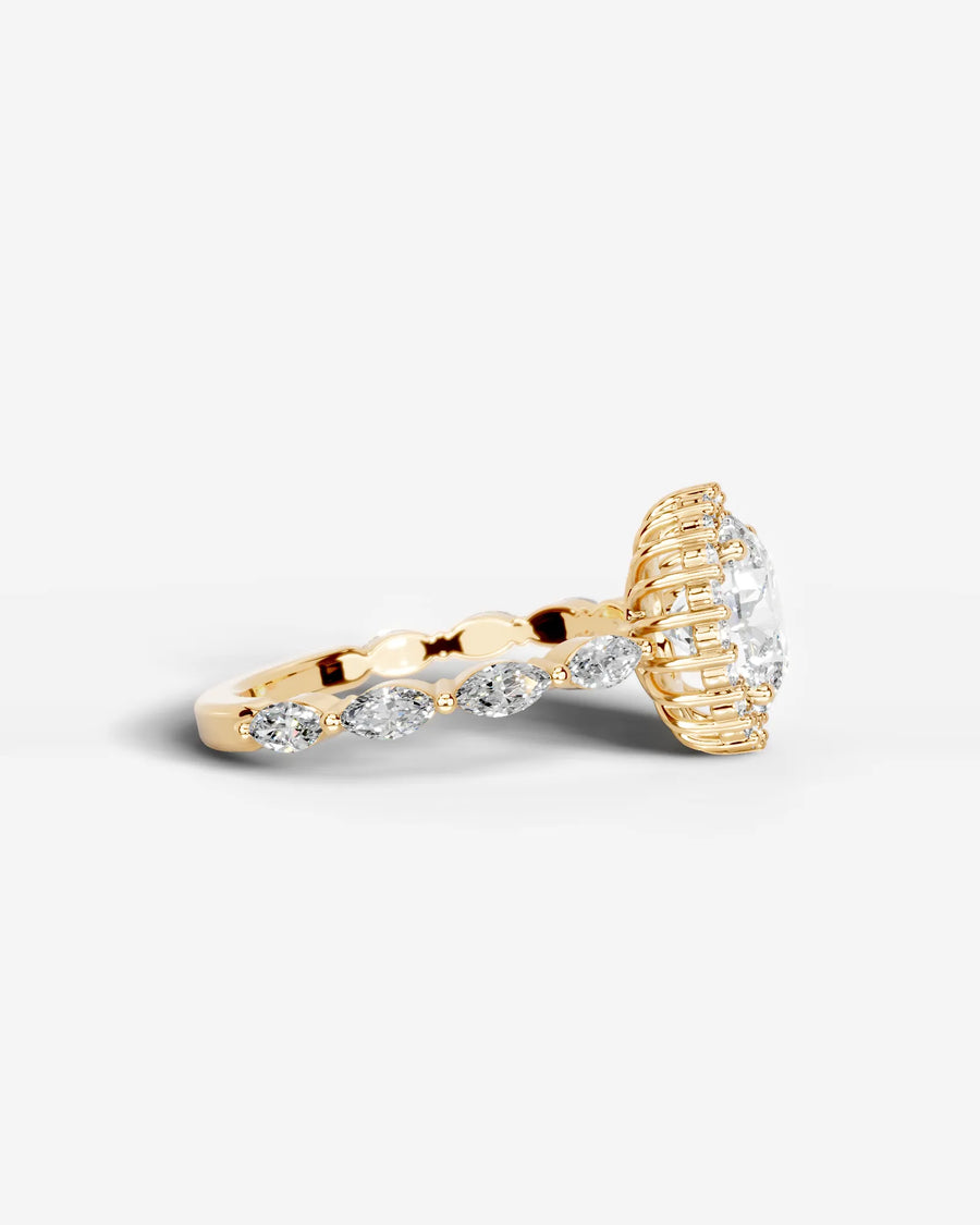 Helena (Round) 18k Yellow Gold 005