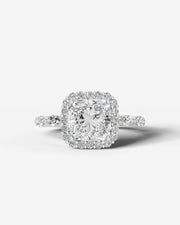 Helena (Cushion) Platinum 001