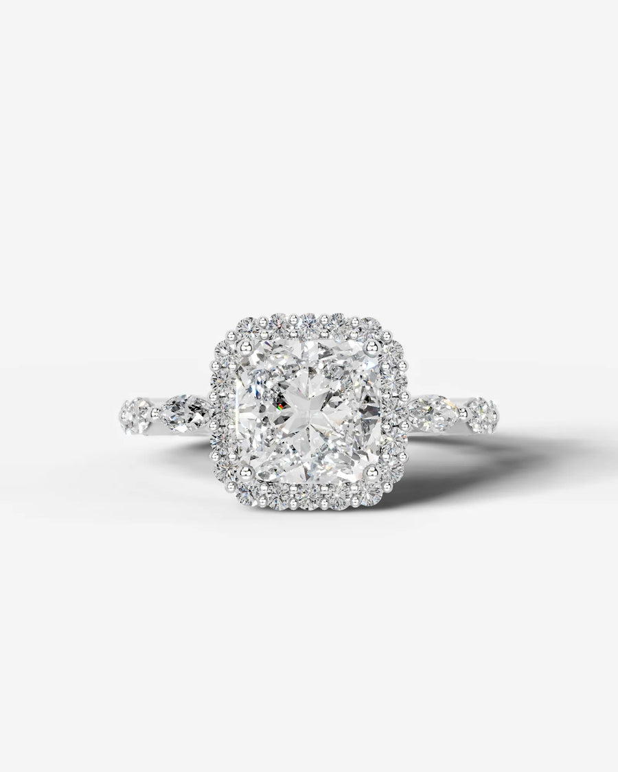 Helena (Cushion) Platinum 001