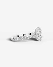 Helena (Cushion) 14k White Gold 005